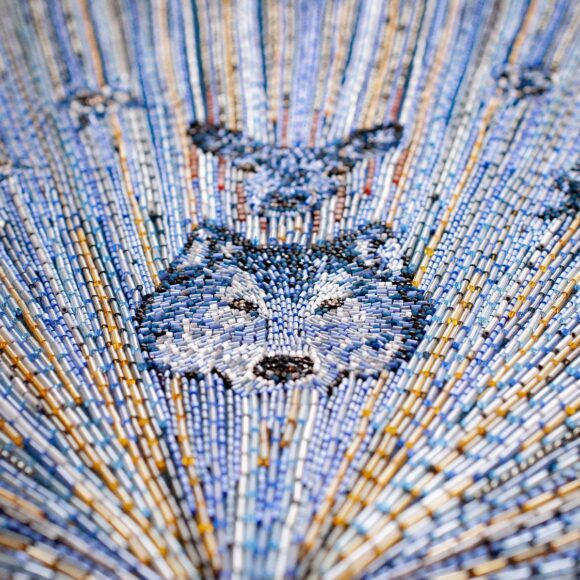 Broderie Bleu paradoxe